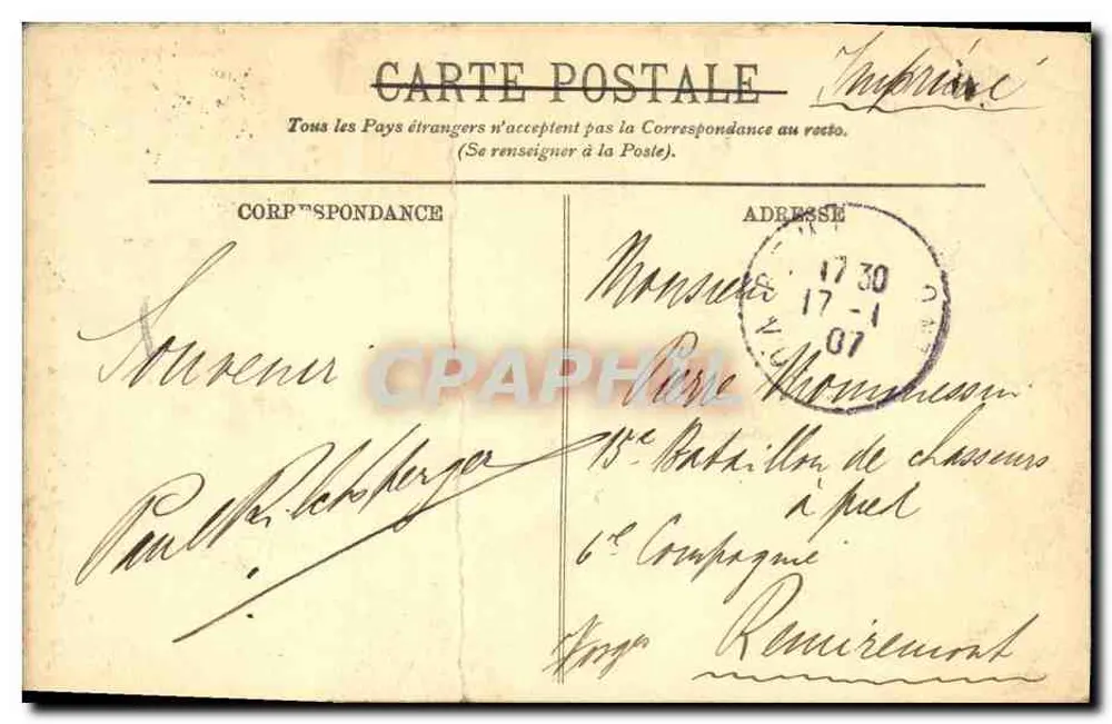 Paris — Les Buttes-Chaumont — Le Pont suspendu — LL. n° 488 - Rückseite