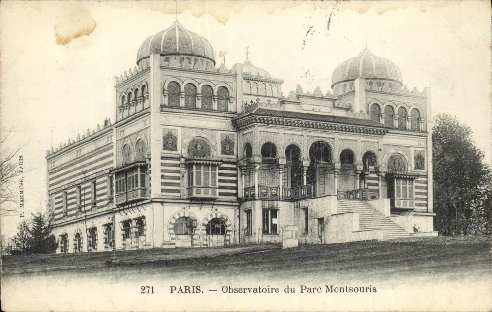 París — Observatorio del Parque Montsouris — P. Marmuse, París, n° 271 - Anverso