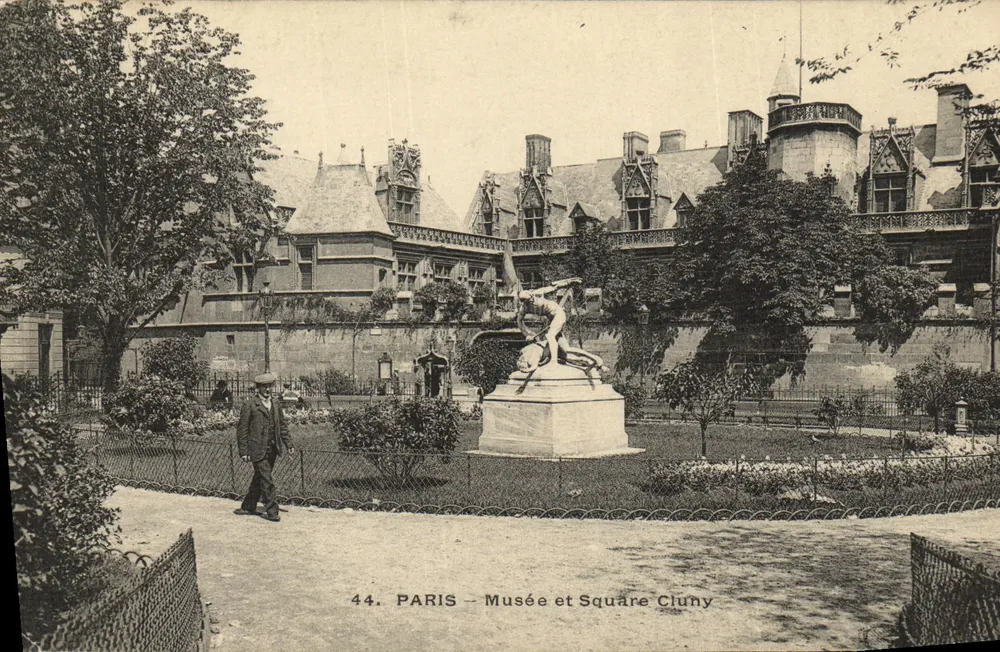Paris - Museu e Praça Cluny — editor não identificado, n° 44 - Frente