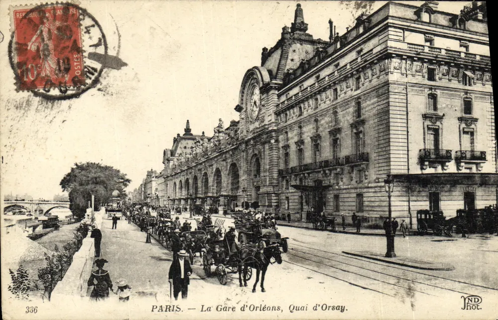 Paris — Die Gare d'Orléans, Quai d'Orsay — ND Phot. - Vorderseite