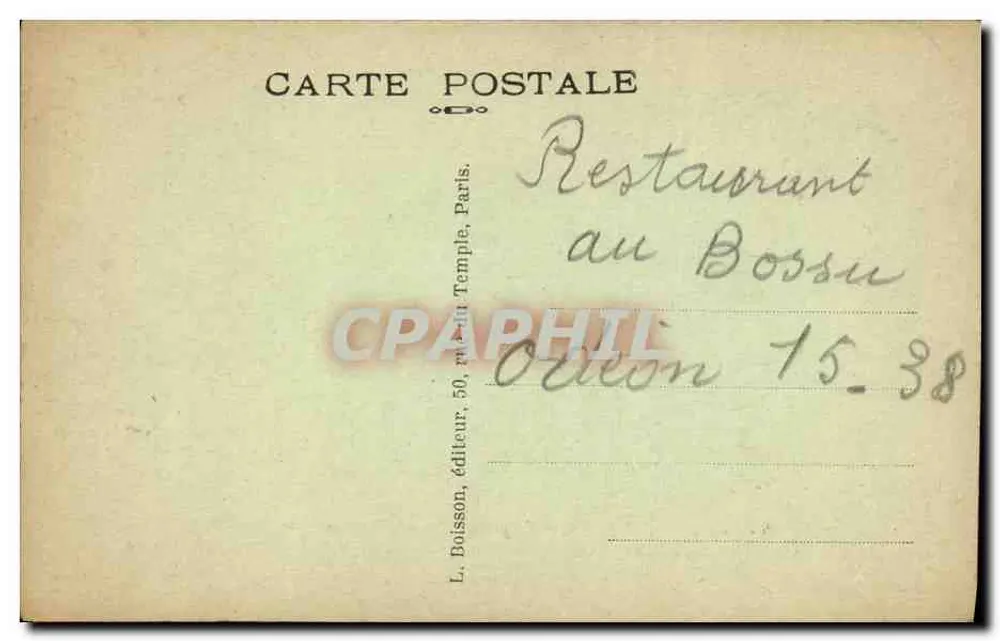 Paris (4e) - Quai de Bourbon - Casas históricas — J H Déposé - Verso