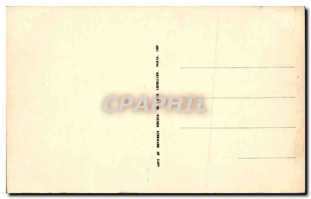Paris — Notre-Dame — Galerie, Nordturm — ND. — Verlag: C. L. P. (Nr. 874) - Rückseite