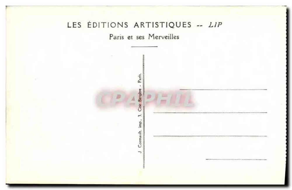 Pavillon von Mulhouse — Internationale Ausstellung für Dekorative Künste, Paris 1925 — André Ventre und Jean Launay, Architekten - Rückseite