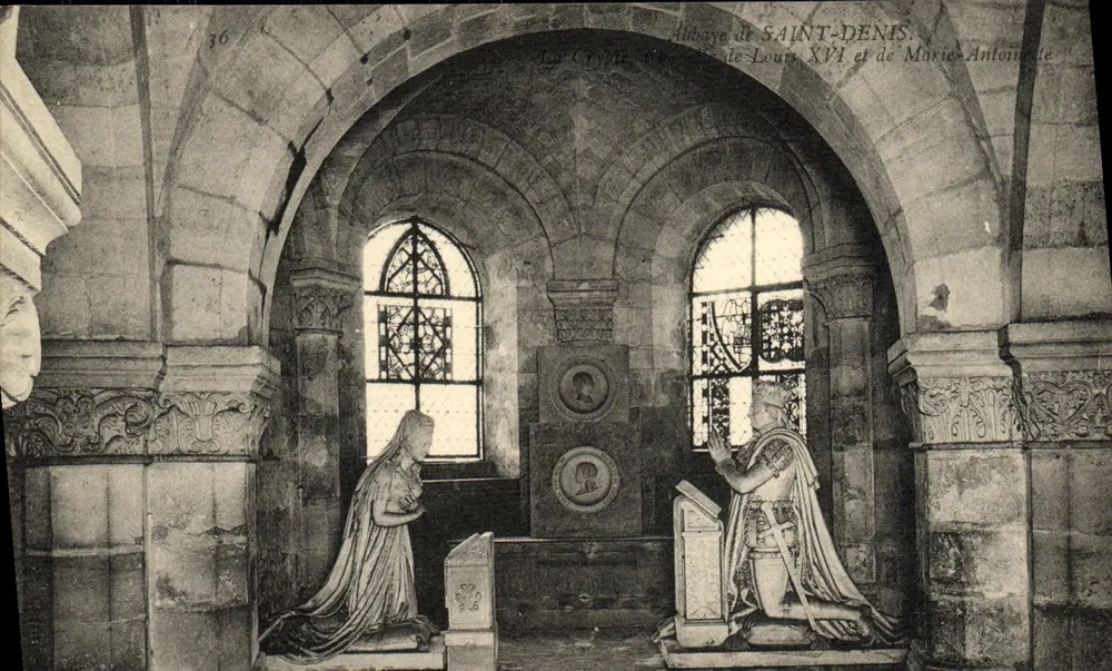 Abtei Saint-Denis — Die Grabkapelle von Louis XVI und Marie-Antoinette — Unbekannter Verlag, Nr. 36 - Vorderseite