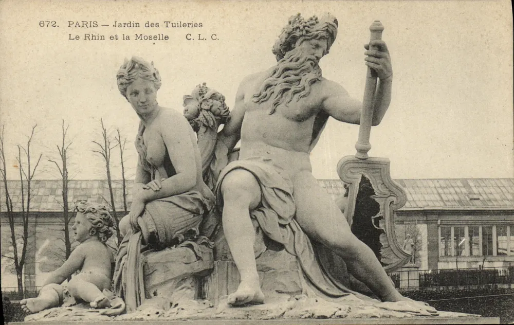 Paris — Jardin des Tuileries — Der Rhein und die Mosel — C.L.C. — n°672 - Vorderseite