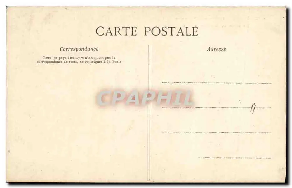 Paris — Jardin des Tuileries — Der Rhein und die Mosel — C.L.C. — n°672 - Rückseite