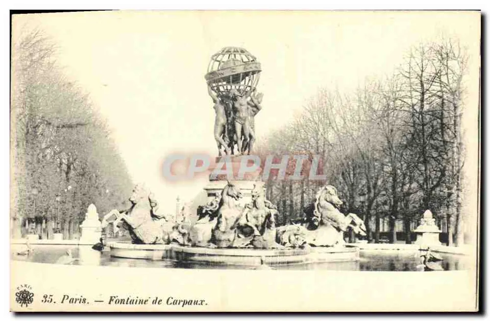 Paris — Fontaine de Carpaux — edição Paris, n°35 - Frente