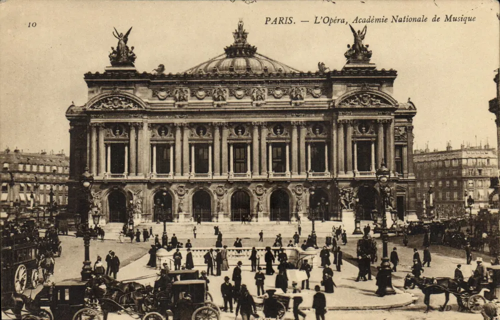 Paris — Das Opernhaus, Nationale Akademie der Musik — ND - Vorderseite