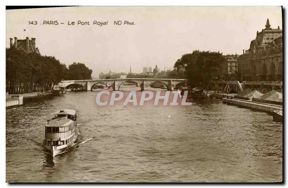 Paris — O Pont Real — ND Phot. - Frente