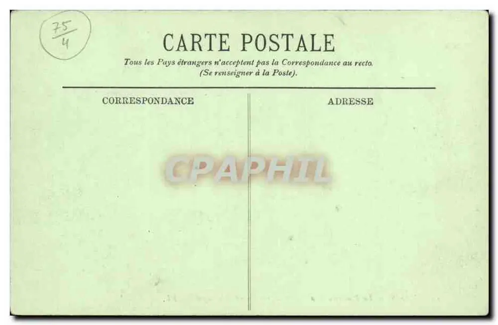 Paris — La Place du Châtelet und der Boulevard Sébastopol — LL, n° 114 - Rückseite