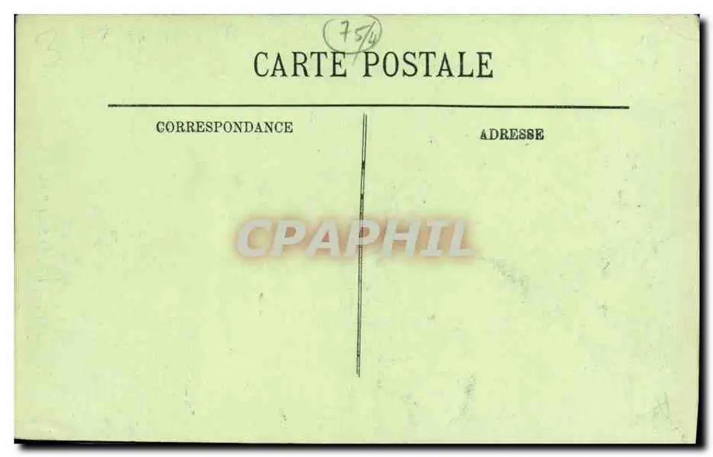 Paris — A Igreja de São Paulo — editor L.I. n° 977 - Verso