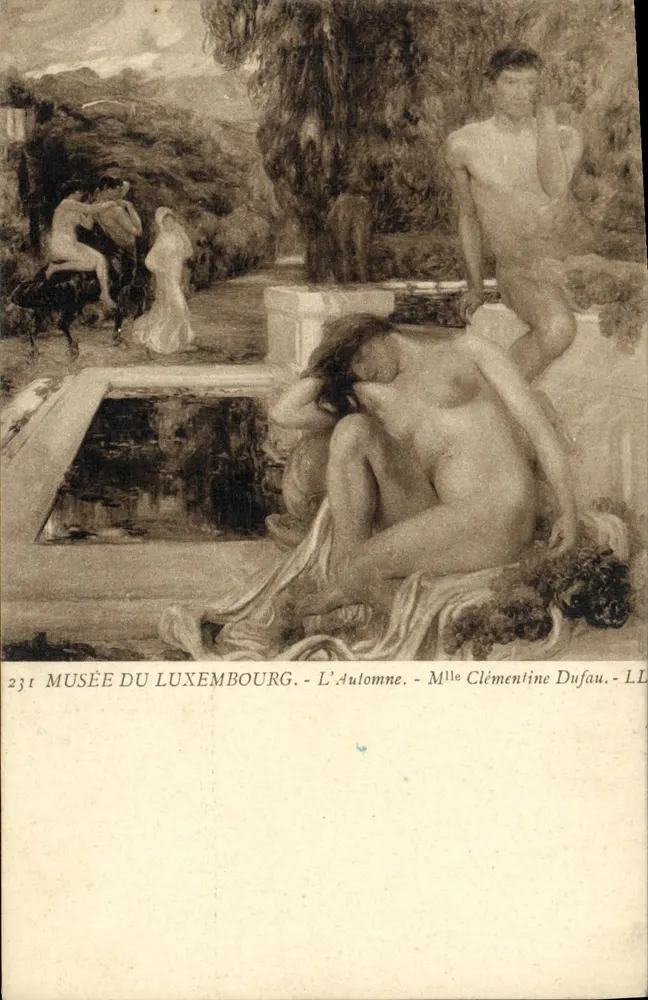 Musée du Luxembourg - L'Automne - Mlle Clémentine Dufau - Recto
