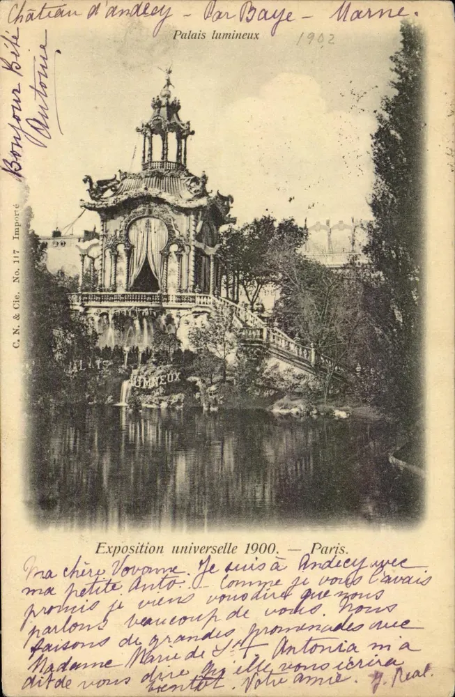 Lichtpalast — Weltausstellung 1900 — Paris — C.N. & Cie. Nr. 117 - Vorderseite