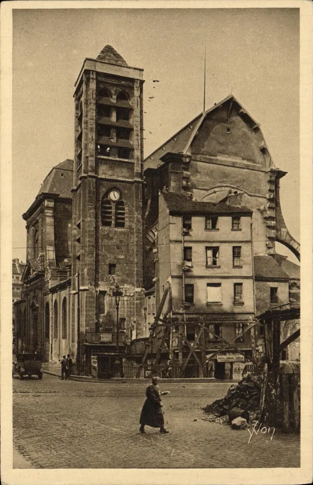 Kerk van Sint Nicolaas du Chardonnet — voor de vrijgave van de portiek — Edition d'Art YVON - Voorkant