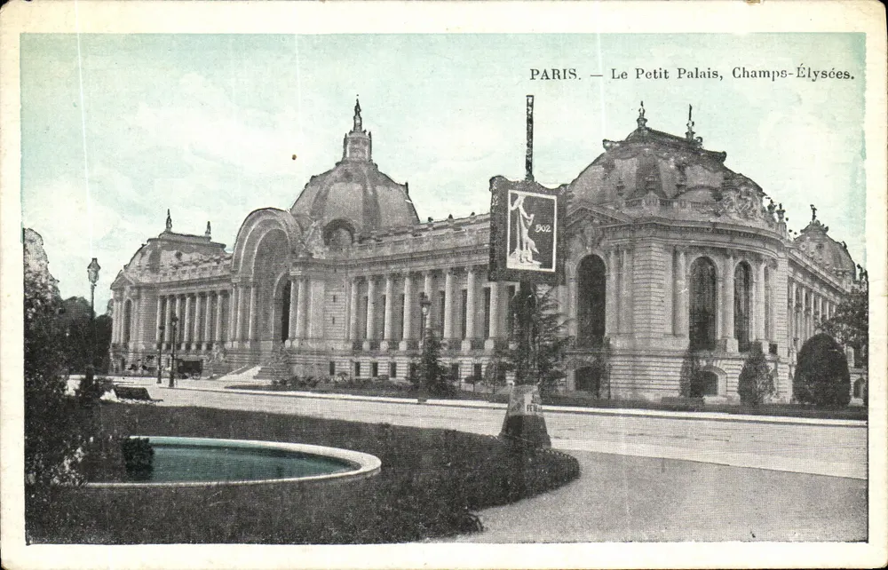 Paris — O Pequeno Palácio, Champs-Élysées — J.C. Paris, n° 75/8 - Frente