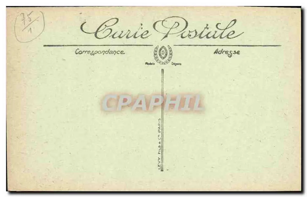 Paris — Der Tuileries-Garten — LL. — Nr. 692 - Rückseite
