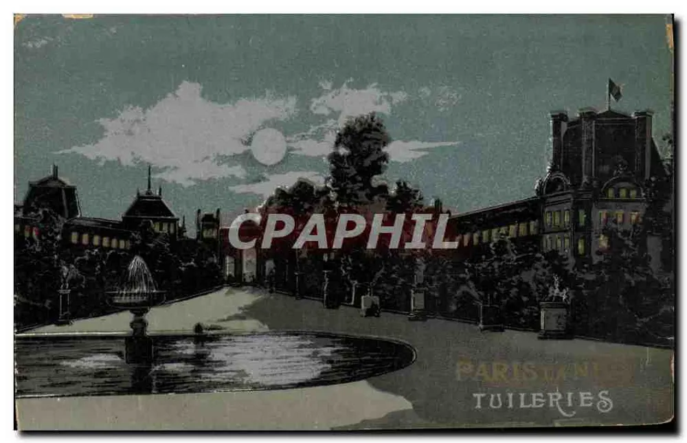 Jardin des Tuileries — Paris — J.C. Paris - Vorderseite