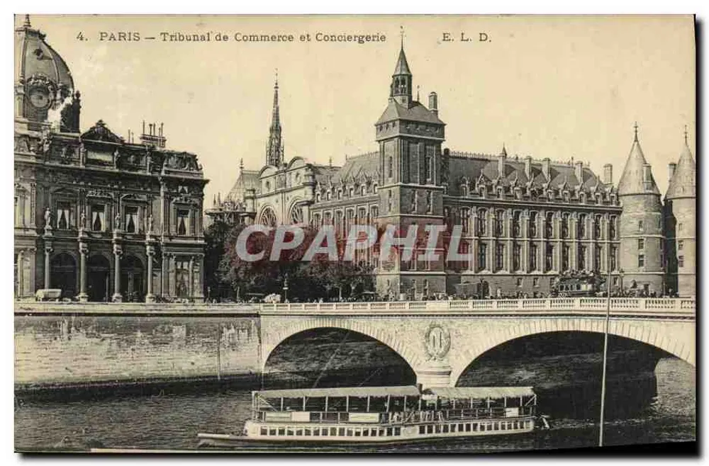 PARIS — Tribunal de Comércio e Conciergerie — E. L. D. - Frente
