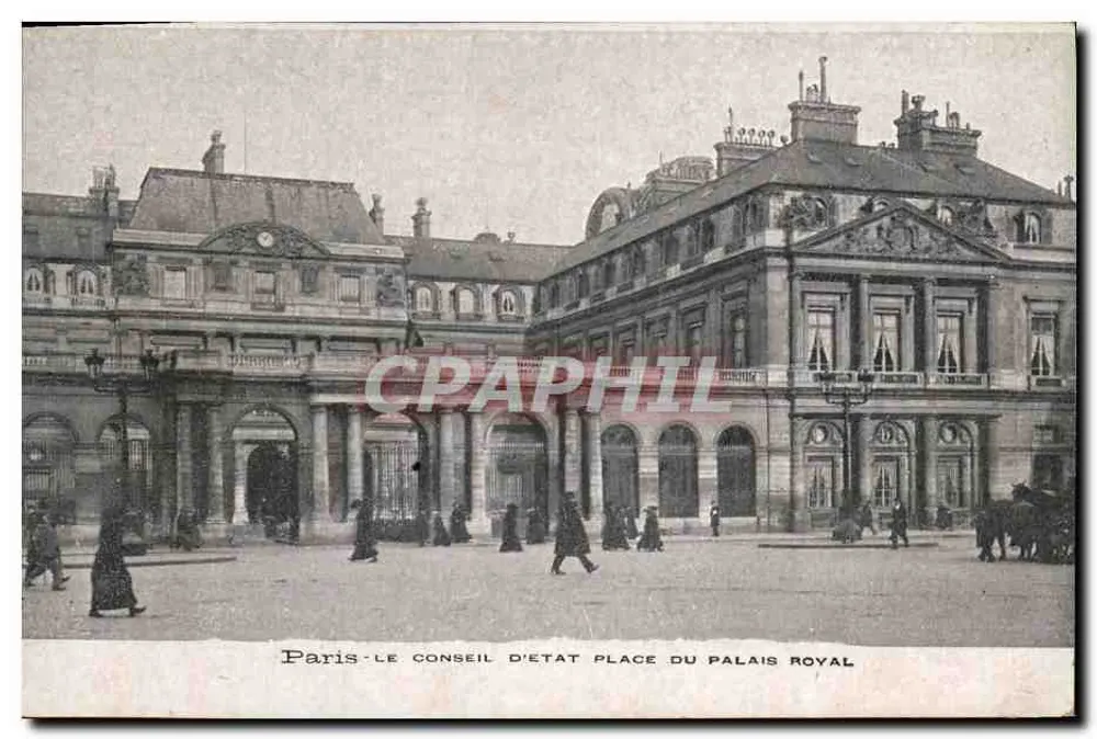 Paris — Der Conseil d'État, Place du Palais-Royal - Vorderseite