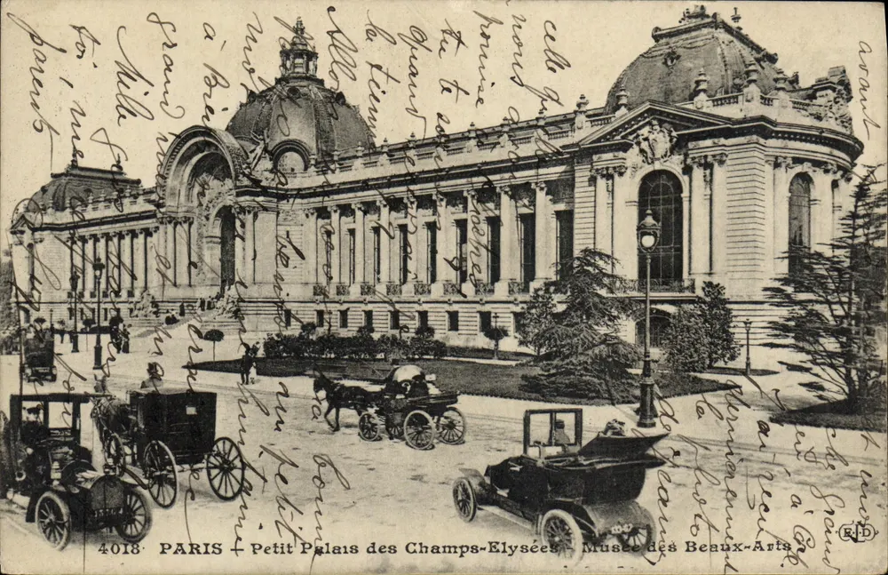 Paris — Petit Palais des Champs-Élysées, Museum of Fine Arts — Verlag R. D. n° 4018 - Vorderseite