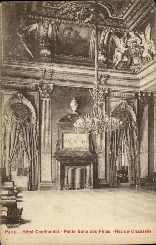 Paris - Hôtel Continental - Petite Salle des Fêtes - Rez-de-Chaussée - Vorderseite