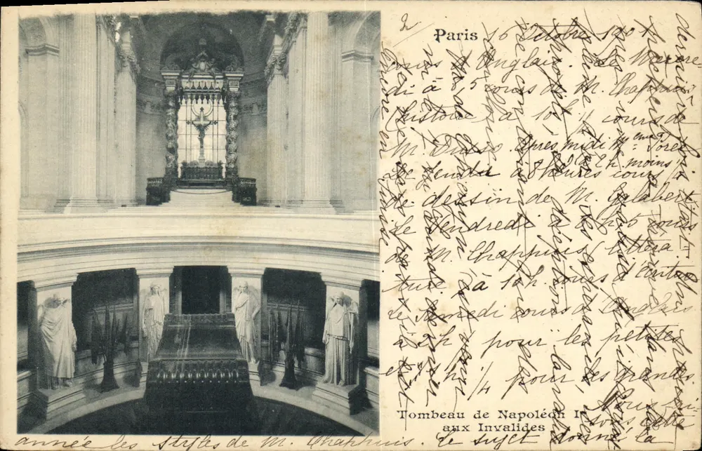 Grabmal von Napoleon I. in den Invaliden — Paris — Verlag Graphphi - Vorderseite