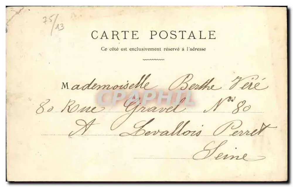 Trois Siècles des Gobelins — Moïse sauvé des eaux — J. L., édit., Paris - Verso
