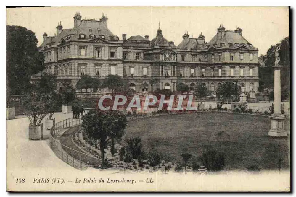 Paris (VI) — O Palácio do Luxembourg — LL. n° 158 - Frente