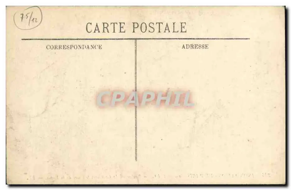 Allagamenti di Parigi (gennaio 1910) — Boulevard Diderot verso il Quai de la Rapée — LL. n° 234 - Verso