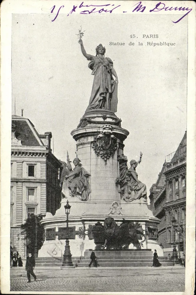 Beeld van de Republiek — Parijs — uitgever M. Dunny, n°15 - Voorkant
