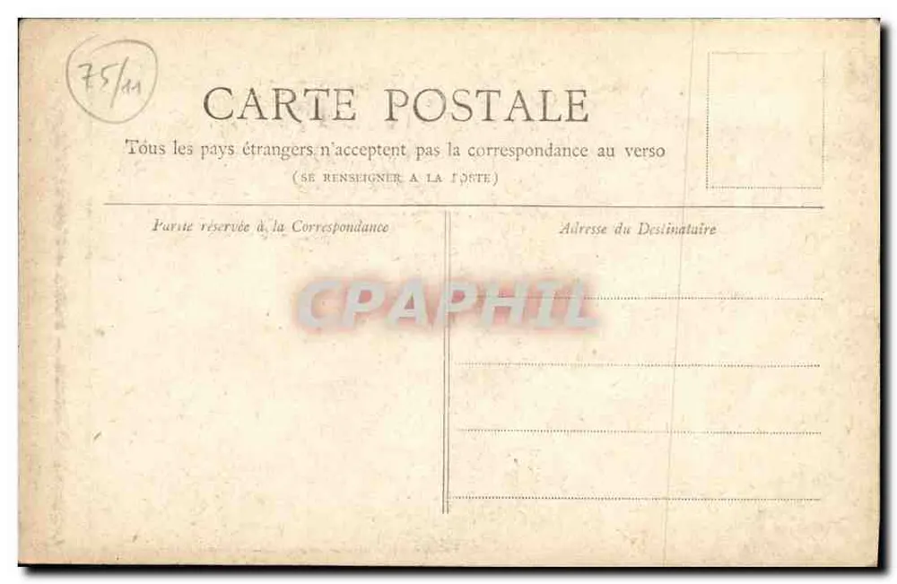 Place de la République — Paris — Coleção Petit Journal - Verso