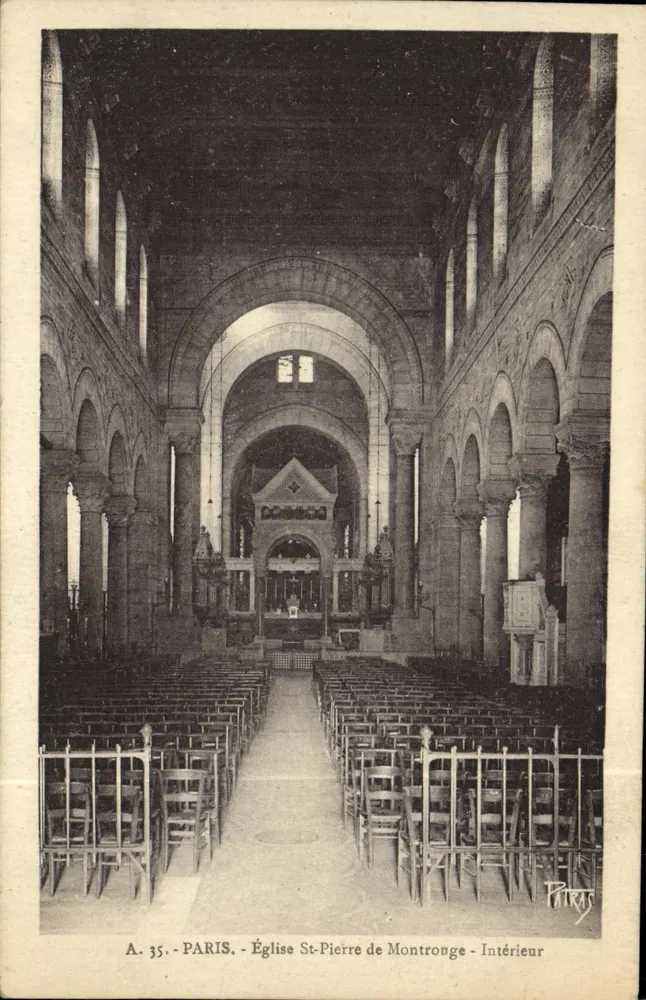 Kirche St-Pierre de Montrouge - Innenansicht — Paris, Serie A. 35 — Verlag Patras - Vorderseite