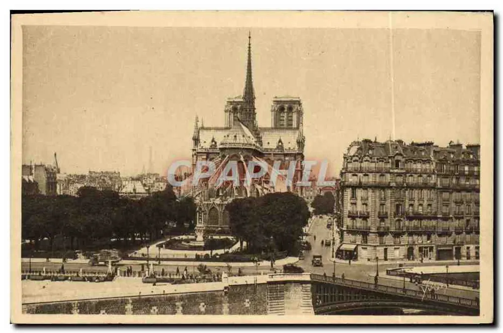 Paris — Catedral de Notre-Dame — Edições de Arte YVON - Frente