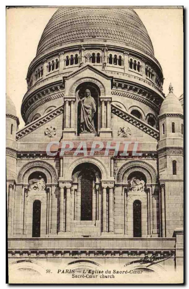 Paris — A Igreja do Sagrado Coração — n°98 - Frente