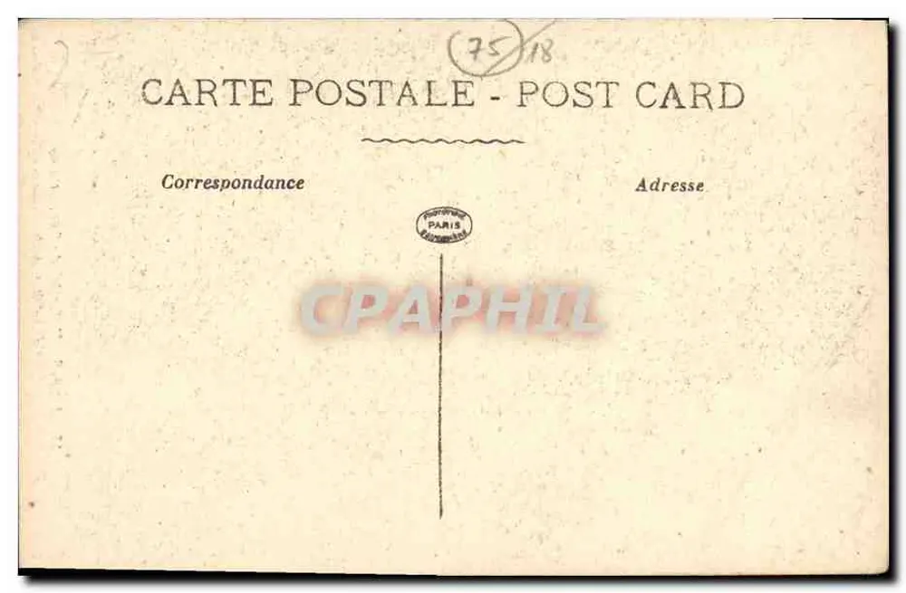 Paris — A Igreja do Sagrado Coração — n°98 - Verso