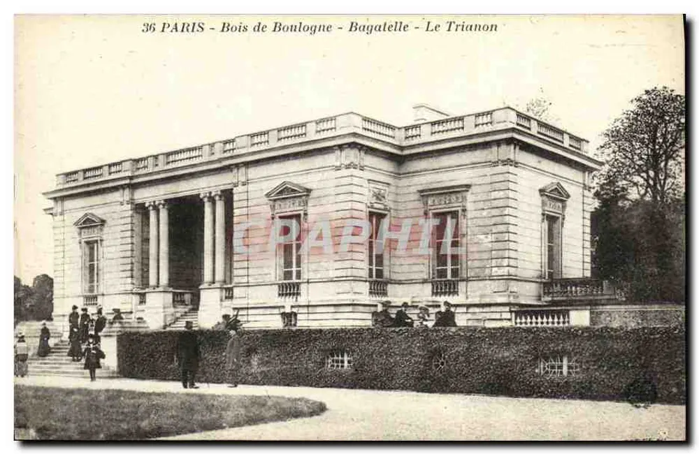 Paris - Bois de Boulogne - Bagatelle - Le Trianon - Vorderseite