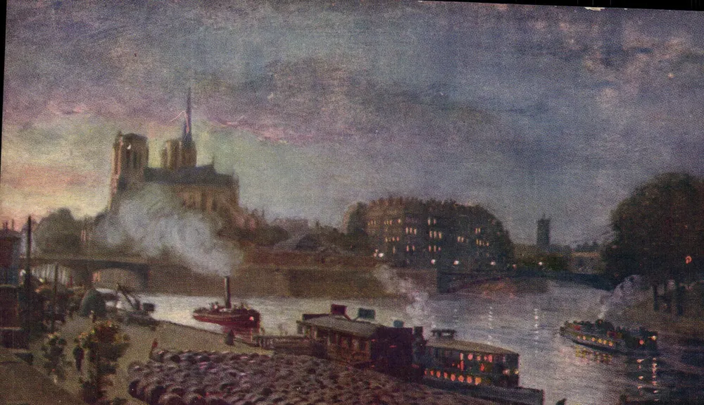 Notre-Dame de París — Puente del Arzobispado — editor Tuck & Fils, serie 702 - Anverso