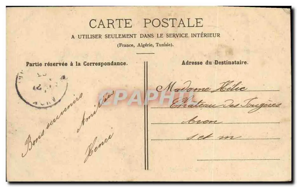 Saint-Leu-Taverny — Die Neue Straße und das Postamt — E. Lemire, Verlag, Saint-Leu-Taverny - Rückseite