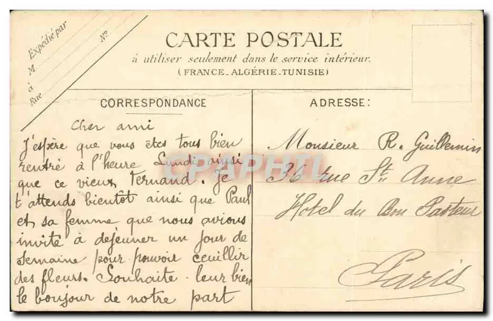 Saint-Leu — A Rue de Pontoise — Editor desconhecido, n° 29 - Verso