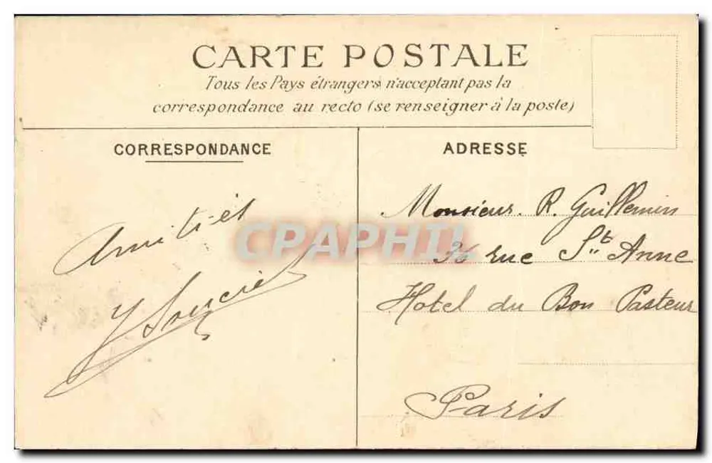 Saint-Leu (S.-&-O.) — La Fontaine de la rue de Boissy — éditeur : S. & O. (imprimé sur la carte) - Rückseite