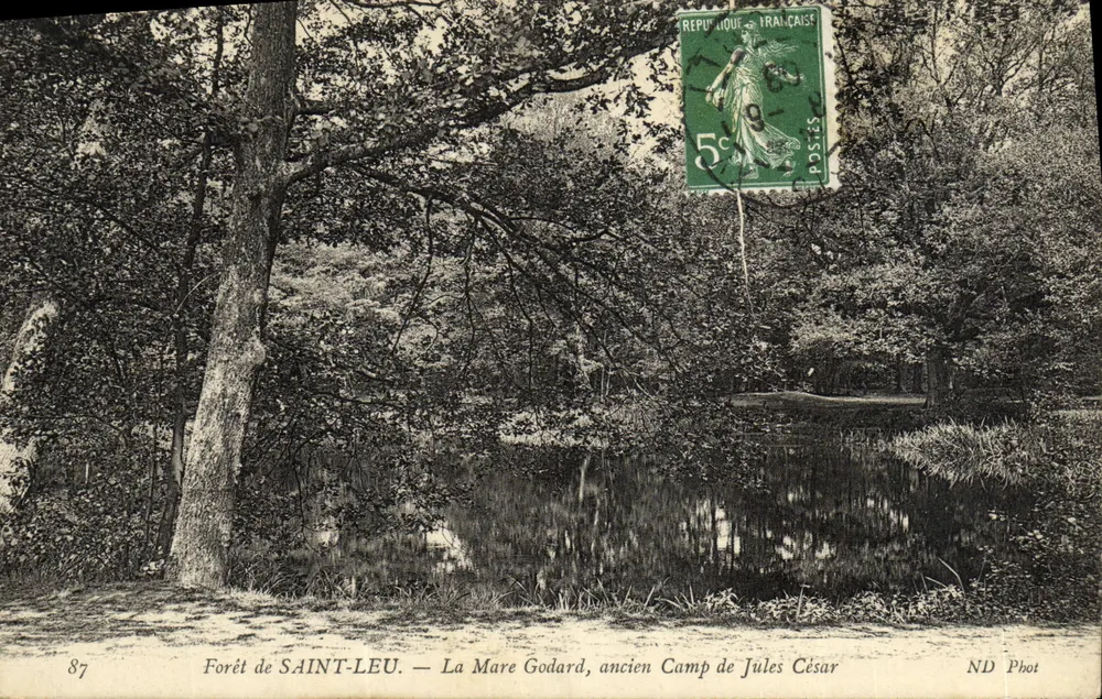 Wald von SAINT-LEU — La Mare Godard, ehemaliger Lagerplatz von Julius Caesar — ND Phot - Vorderseite