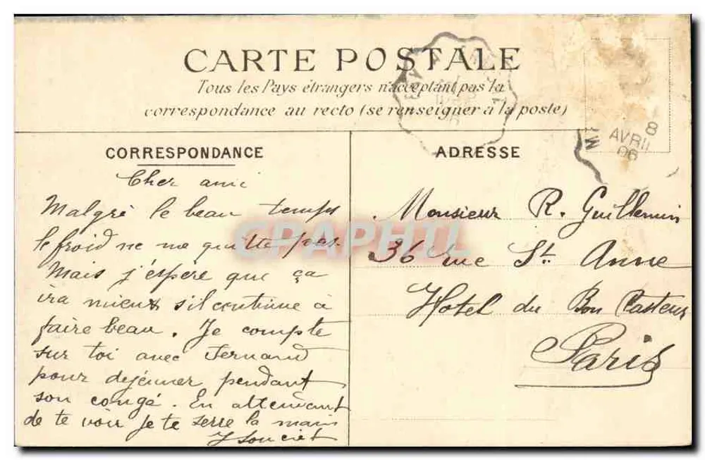 Castello della Caccia — Foresta di Saint-Leu (S.-A.-O.) — Editore : 26 - Verso