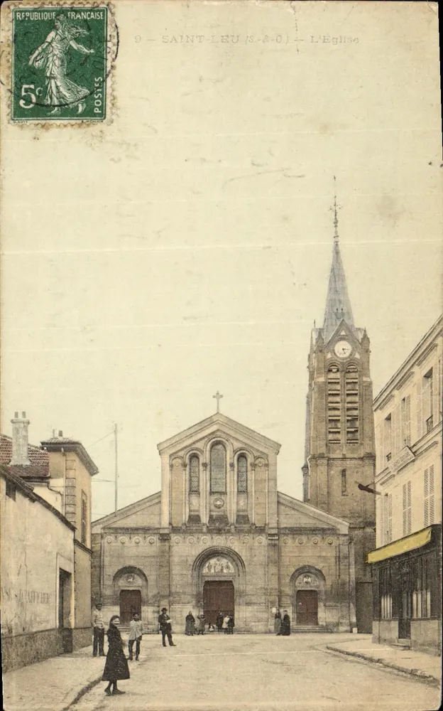 Saint-Leu-d'Esserent — A Igreja — Editor não identificado - Frente
