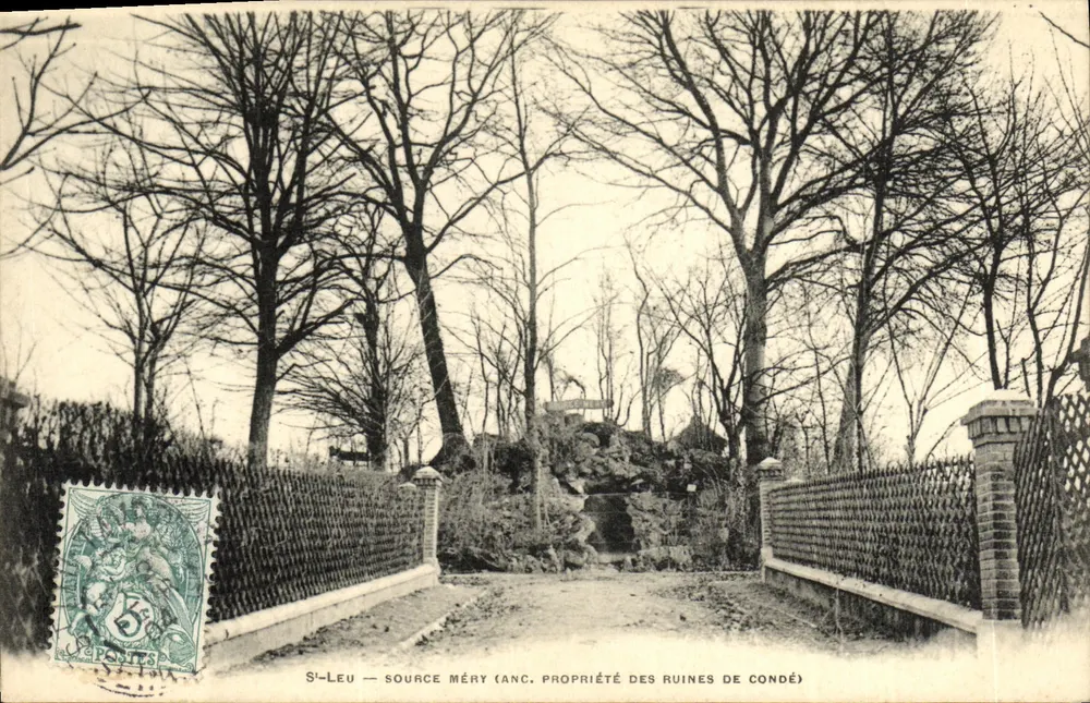 St-Leu — Quelle Méré (frühere Eigentümer der Ruinen von Condé) — Verlag: J. Bruger, Paris - Vorderseite