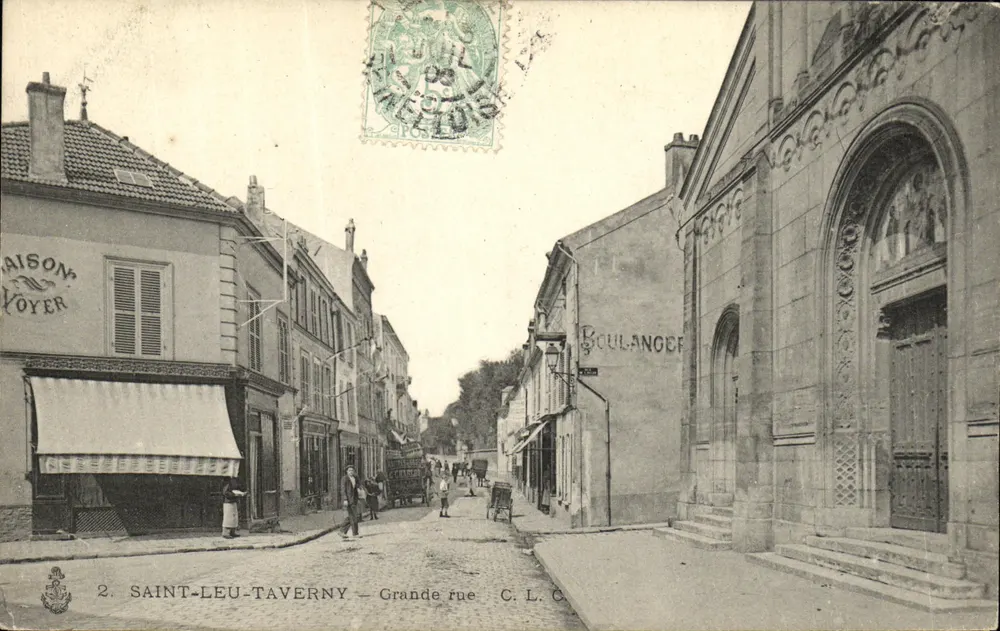 Saint-Leu-Taverny — Hauptstraße — C. L. C. - Vorderseite