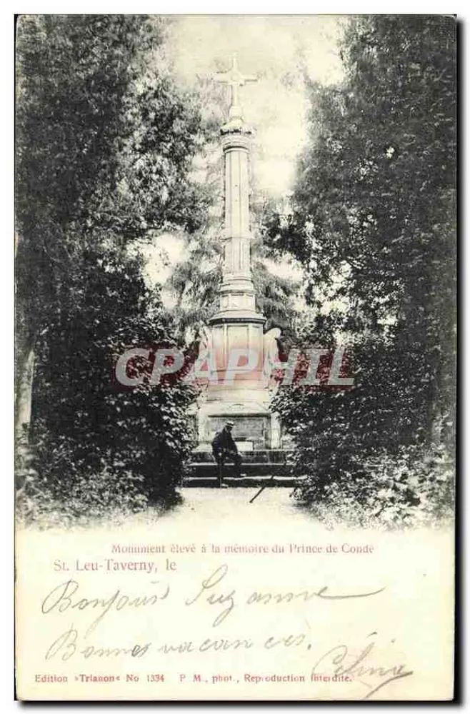 St. Leu-Taverny — Gedenkmonument für den Prinzen von Condé — Trianon-Ausgabe Nr. 1394 - Vorderseite