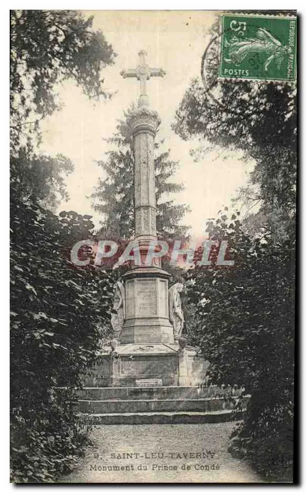 Saint-Leu-Taverny — Denkmal des Prinzen von Condé — unbekannter Verlag, Nr. 9 - Vorderseite