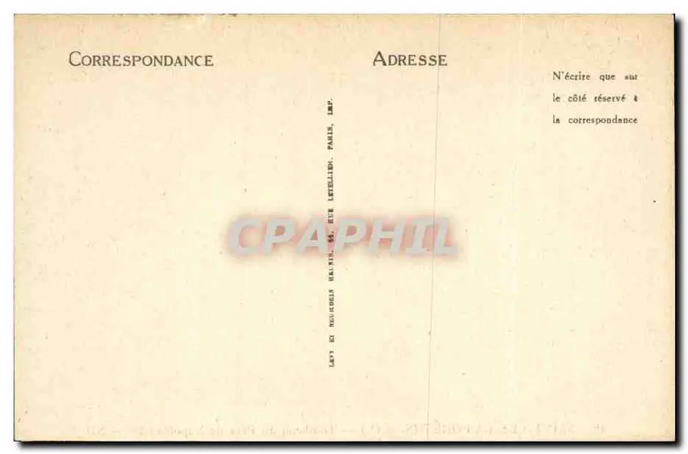 Grab des Vaters Napoleons I. — Saint-Leu-la-Forêt (S.-et-O.) — Edition Viget - Rückseite