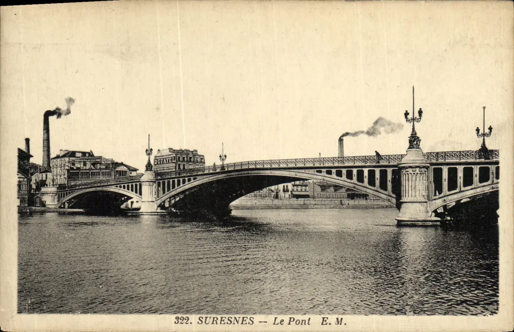 Suresnes — O Ponte E.M. — Editora E.M., n° 322 - Frente