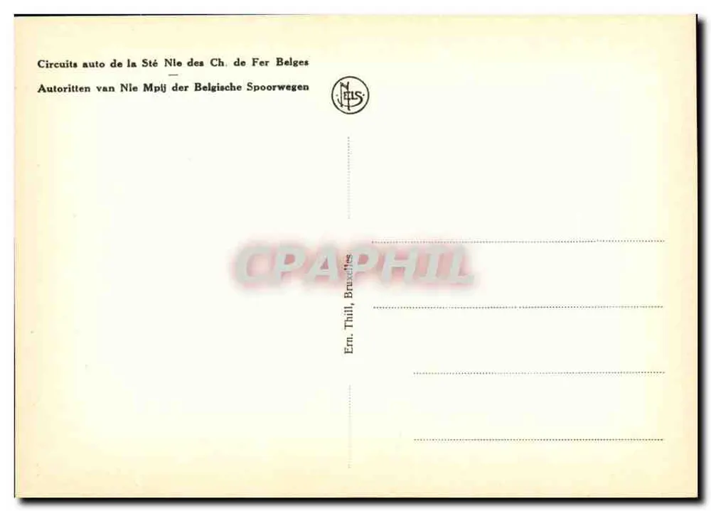 Le POUHON — Il Libro d'Oro di Spa — Het Guldenboek van Spa. — Editore: Ern. Thill, Bruxelles - Verso